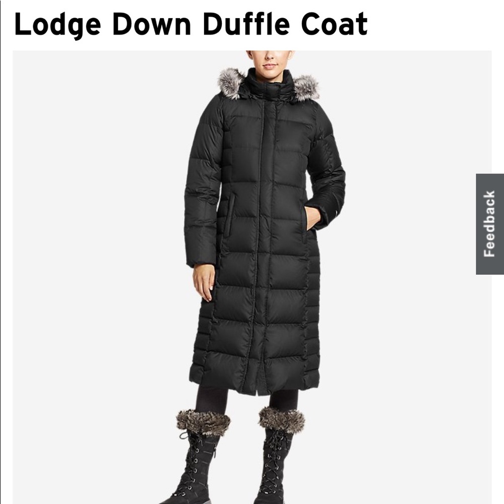 Eddie Bauer lodge down puffy coat